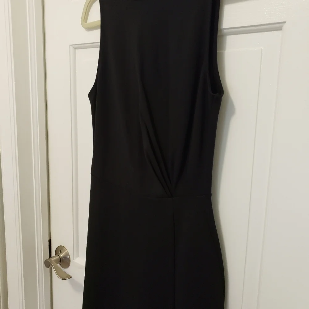 Evereve Black Sleeveless Mock Neck Sheath Dress - Picture 11 of 14